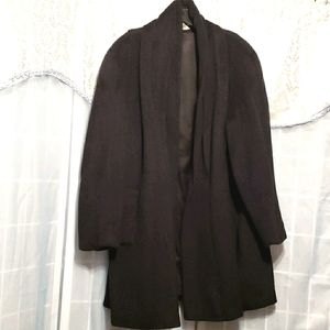 FORECASTER OF BOSTON PLEATED WOOL COAT SZ 16